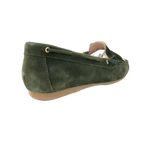 Giulia Mocassins Cuir Vert