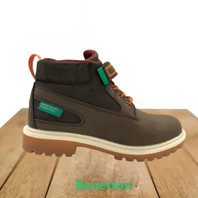 Enkellaarsjes Jongens Benetton Bruin