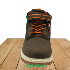 Enkellaarsjes Jongens Benetton Bruin