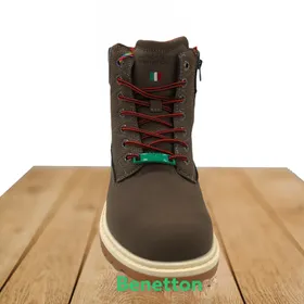 Enkellaarsjes Benetton Bruin