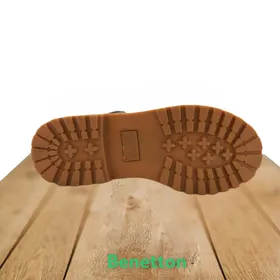 Enkellaarsjes Benetton Bruin