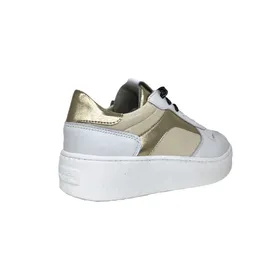Tamaris Sneakers Plateau Wit Goud