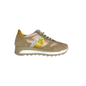 Cetti Sneakers Compensées Cuir Rose