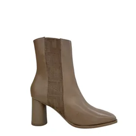 Tamaris Stiefeletten Leder Taupe
