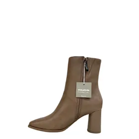 Tamaris Stiefeletten Leder Taupe