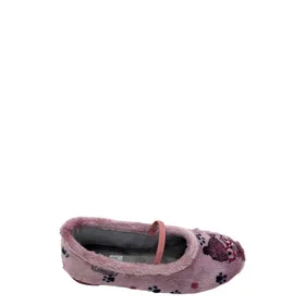 M. Espadrille Pantoffels Gesloten Textiel Mauve