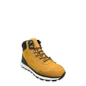 Outdoor Boots Leather Brown Safety Jogger