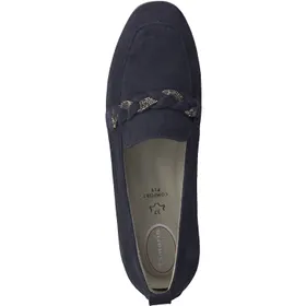 Tamaris Loafers Leather Blue