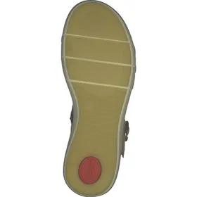 Tamaris Wedge Sandals Leather Beige
