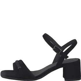 Tamaris Sandals Leather Black