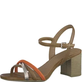 Marco Tozzi Sandales Brun Cuir-PU