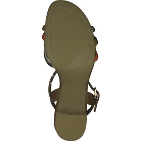 Marco Tozzi Sandales Brun Cuir-PU