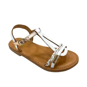 Les Tropéziennes Sandalen Meisjes Leder Wit