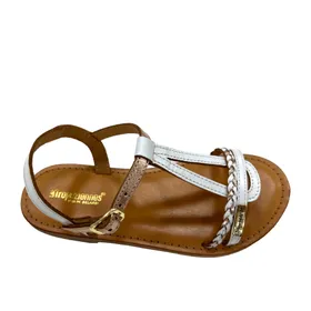 Les Tropéziennes Sandalen Meisjes Leder Wit