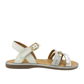 Les Tropéziennes Sandalen Meisjes Leder Wit