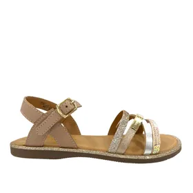 Sandalen Meisjes Les Tropéziennes Leder Beige