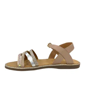 Sandalen Meisjes Les Tropéziennes Leder Beige