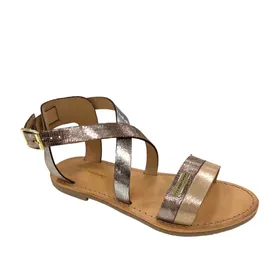 Les Tropéziennes Flache Sandalen Leder Multi