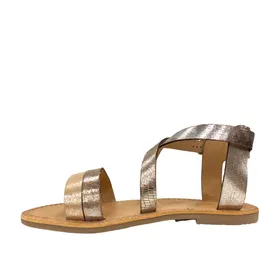 Les Tropéziennes Flache Sandalen Leder Multi