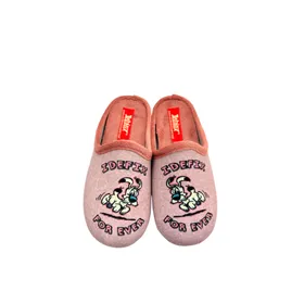 Offene Hausschuhe M. Espadrille Rosa