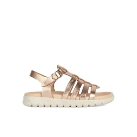 Sandales Fille Geox Cuir Métal