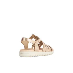 Sandales Fille Geox Cuir Métal