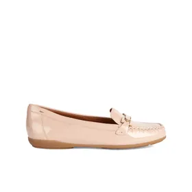 Mocassins GEOX Cuir Beige