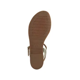 Sandales Geox Cuir Or Clair