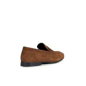 Geox Mocassins Suède Bruin