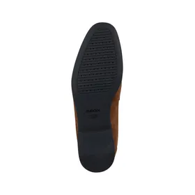 Geox Mocassins Suède Bruin