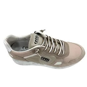 Cetti Sneakers Cuir Beige