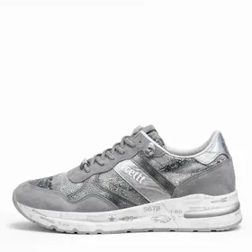 Cetti Sneakers compensées Cuir Gris