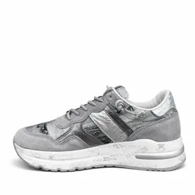 Cetti Sneakers compensées Cuir Gris