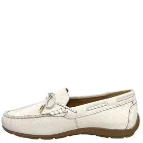 Ara Mocassins Leder Crème Breedte G