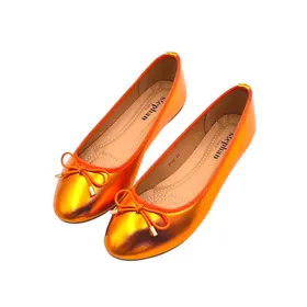 Flache Ballerinas Orange Stephan