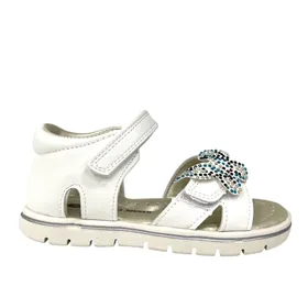 Girls Sandals Safety Jogger White