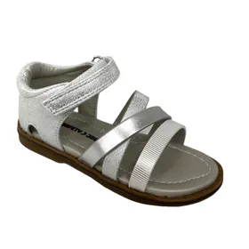 Safety Jogger Girls Sandals Silver