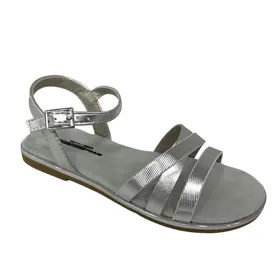 Safety Jogger Velcro Sandals Silver