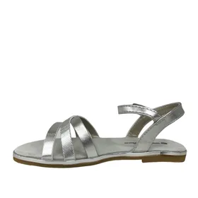 Safety Jogger Velcro Sandals Silver
