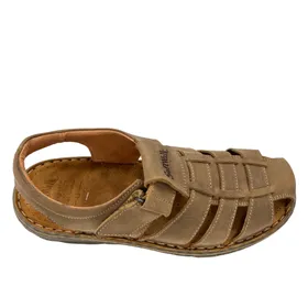 Sandales Softwalk Cuir Taupe