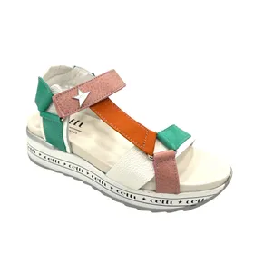 Sandales Cetti Cuir Blanc