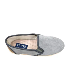 Grey Moccasins Comfort Plus