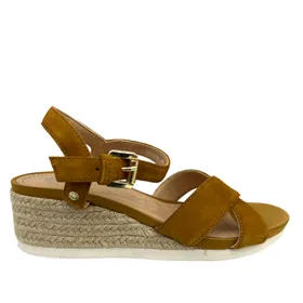 GEOX Sandales Compensées Camel