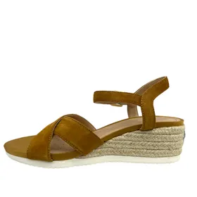 GEOX Sandales Compensées Camel