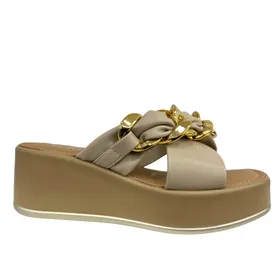 Cerutti Mules Compensatie Beige
