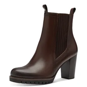 Ankle Boots Marco Tozzi Leather Brown