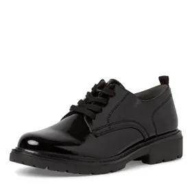 Jana Comfort Derby Shoes Black
