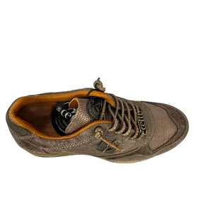 Cetti Wedge Sneakers Leather Taupe