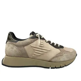 Cetti Sneakers compensées Cuir Taupe