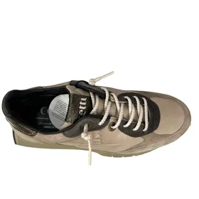 Cetti Sneakers compensées Cuir Taupe